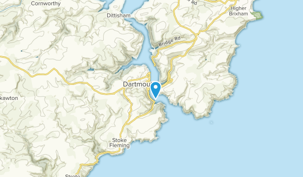 Dartmouth, Devon Map