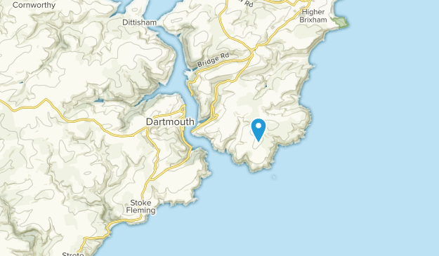 Dartmouth, Devon Map