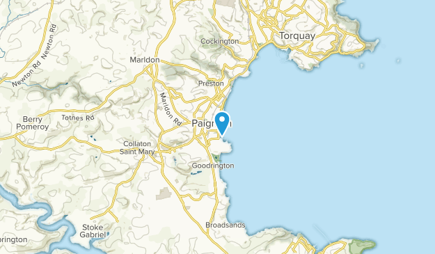 Paignton, Devon Map