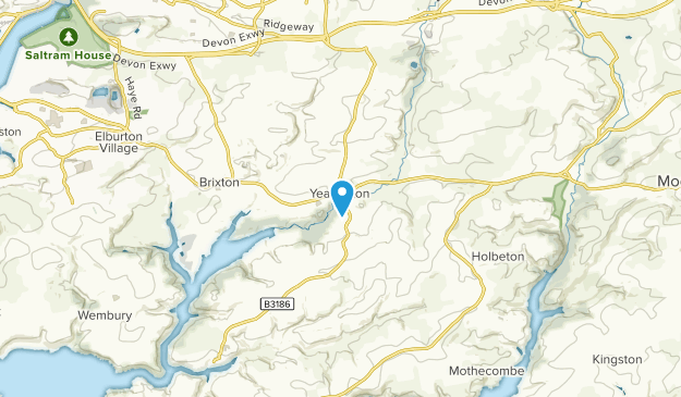 Yealmpton, Devon Map