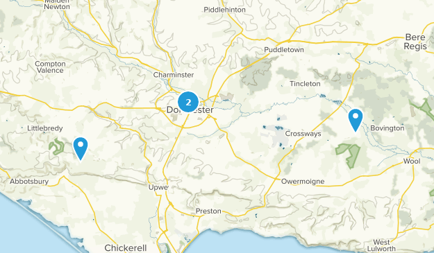 Dorchester, Dorset Map