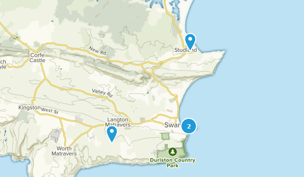 Swanage, Dorset Map
