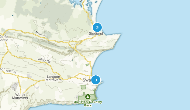 Swanage, Dorset Map