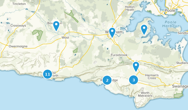 Wareham, Dorset Map