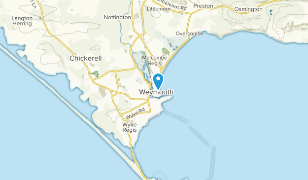 Weymouth, Dorset Map