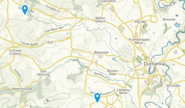 Durham, Durham Map