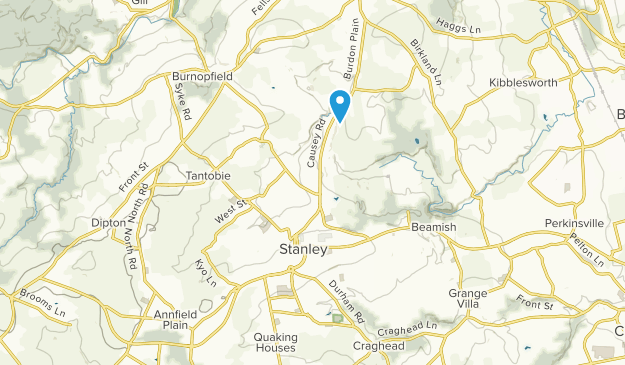 Stanley, Durham Map