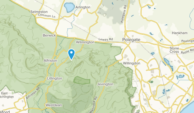 Polegate, Sussex de l'Est Map