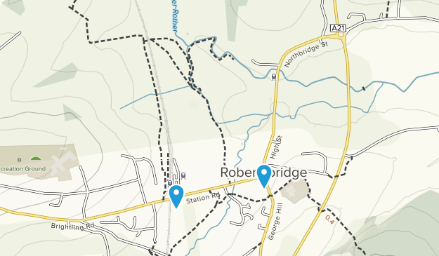 Robertsbridge, Sussex Oriental Map