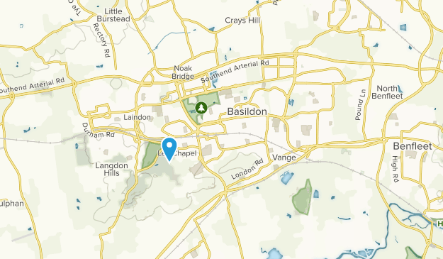 Basildon, Essex Map