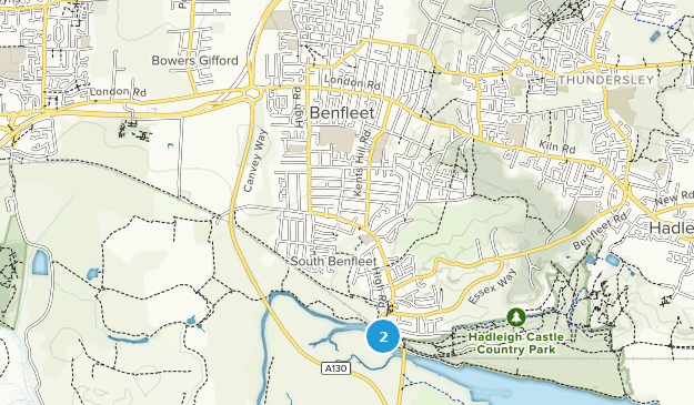 Benfleet, Essex Map