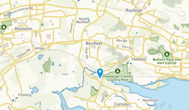 Benfleet, Essex Map