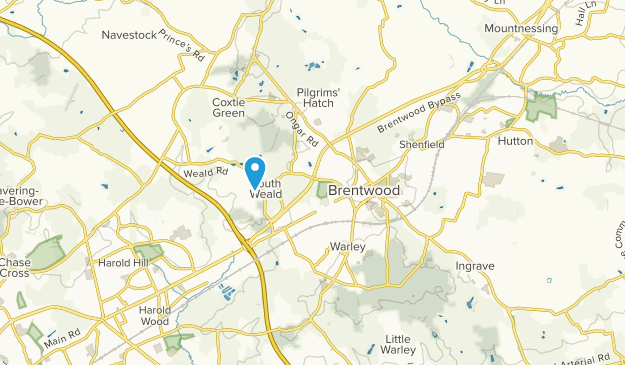 Brentwood, Essex Map
