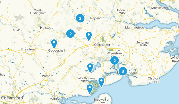 Colchester, Essex Map