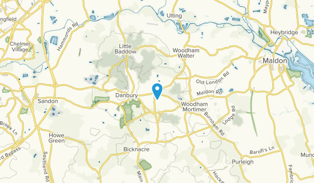 Danbury, Essex Map