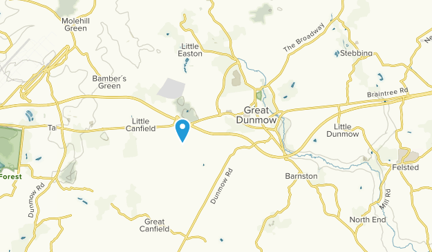 Dunmow, Essex Map