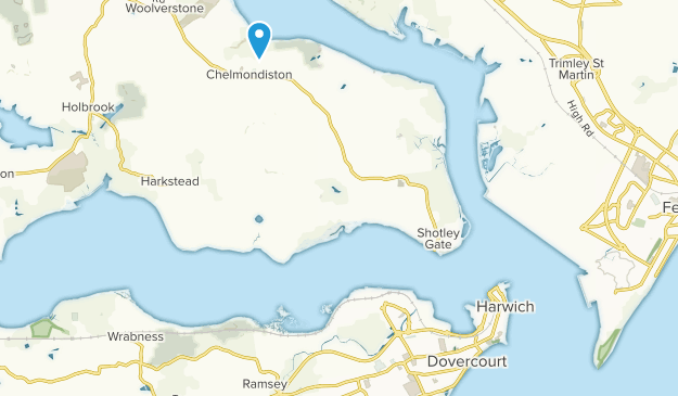 Harwich, Essex Map