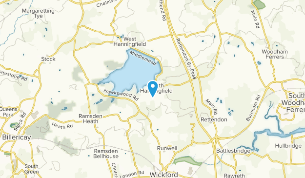 South Hanningfield, Essex Map