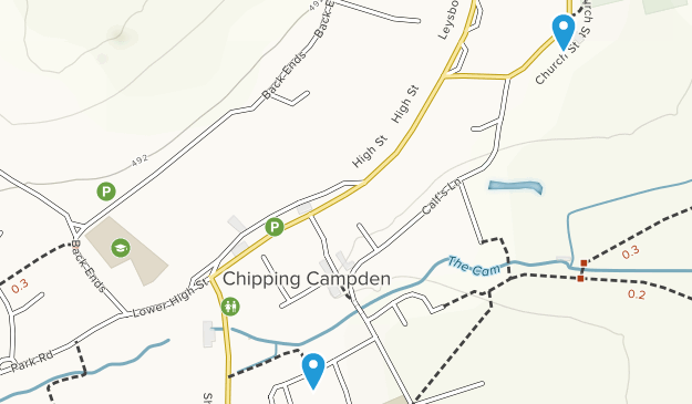 Chipping Camden, Gloucestershire Map