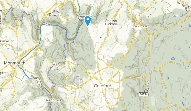 Coleford, Gloucestershire Map
