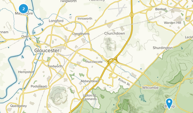 Gloucester, Gloucestershire Map