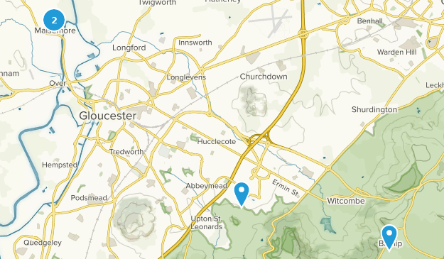 Gloucester, Gloucestershire Map