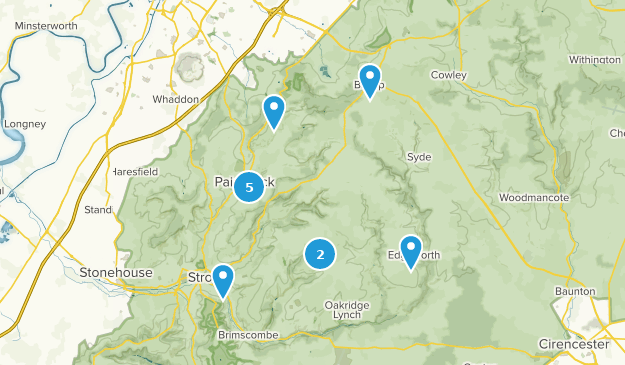 Stroud, Gloucestershire Map
