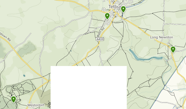 Tetbury, Gloucestershire Map