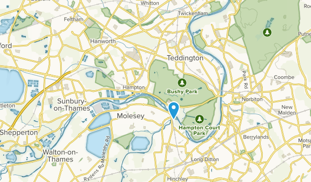 Hampton, Greater London Map