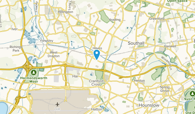 Hayes, Grand Londres Map