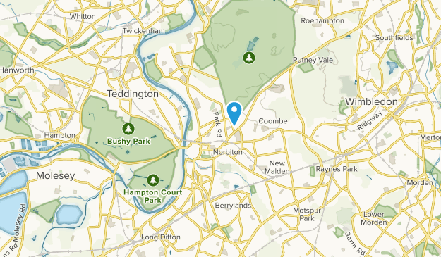 Kingston-upon-Thames, Gran Londres Map