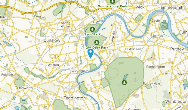 Twickenham, Grand Londres Map