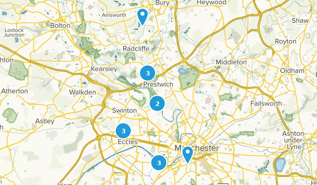 Manchester, Greater Manchester Map