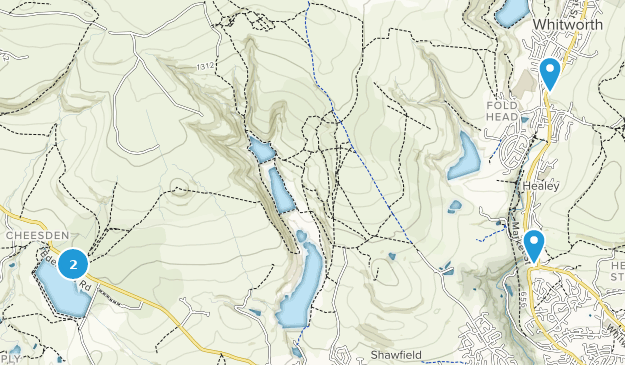 Rochdale, Greater Manchester Map