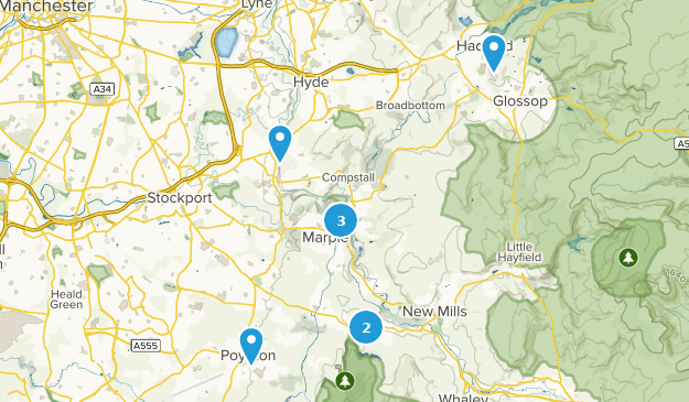 Stockport, Greater Manchester Map