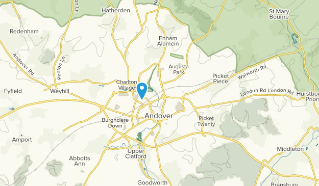 Andover, Hampshire Map