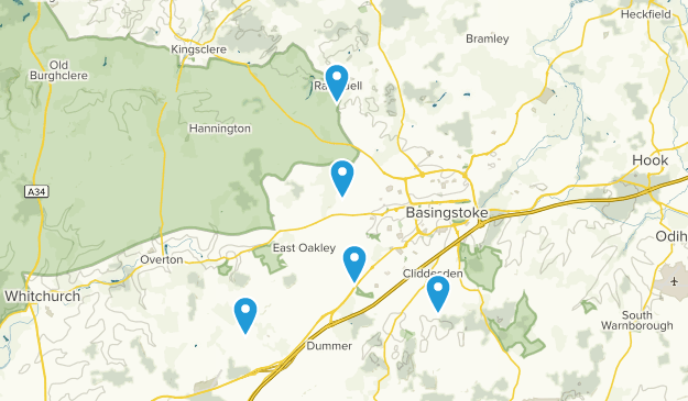 Basingstoke, Hampshire Map