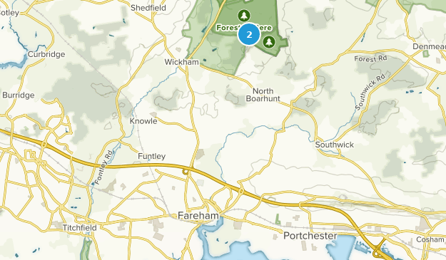 Fareham, Hampshire Map