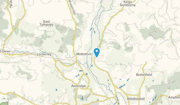 Mottisfont, Hampshire Map