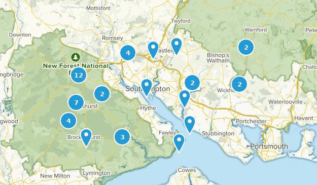 Southampton, Hampshire Map