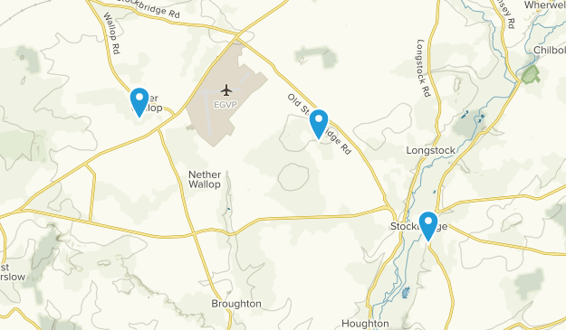 Stockbridge, Hampshire Map