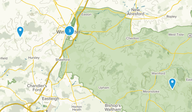Winchester, Hampshire Map