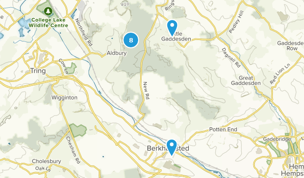 Berkhamsted, Hertfordshire Map