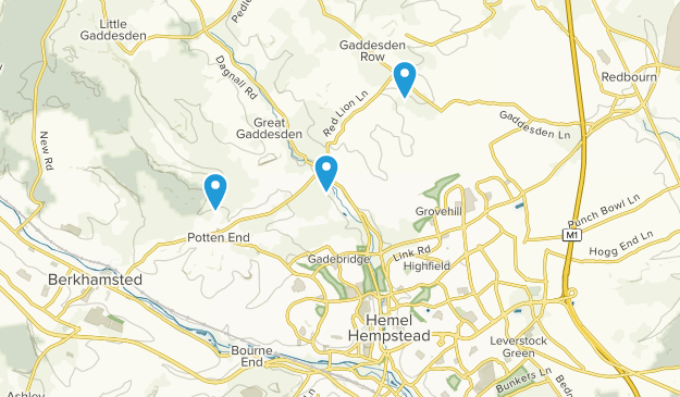 Hemel Hempstead, Hertfordshire Map