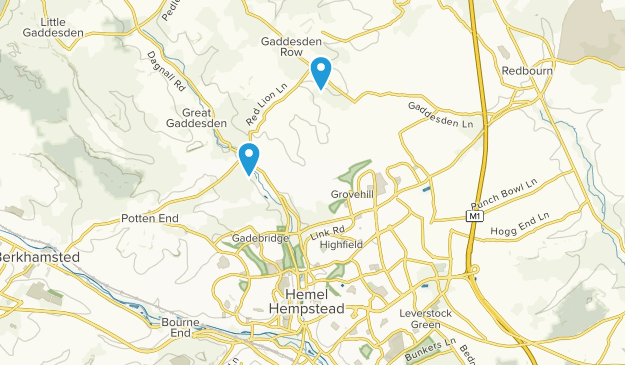 Hemel Hempstead, Hertfordshire Map
