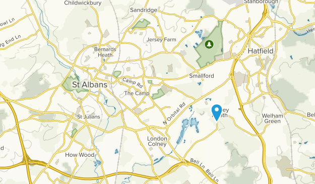 St Albans, Hertfordshire Map