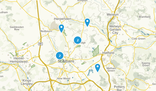 St Albans, Hertfordshire Map