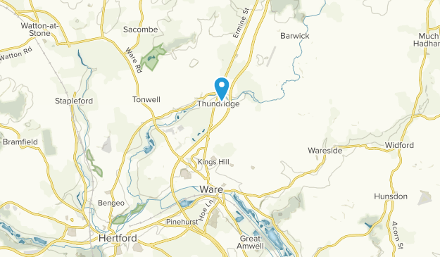 Ware, Hertfordshire Map