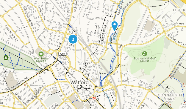 Watford, Hertfordshire Map