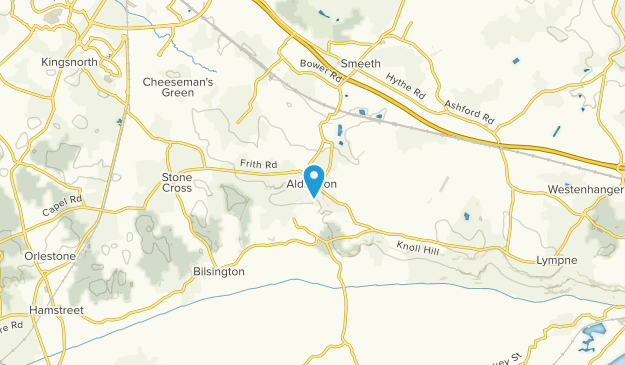 Aldington, Kent Map